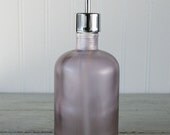 Recycled Glass Soap Dispenser - Frosty Grape Purple