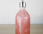 Vintage Inspired Glass Soap Dispensers - Coral Watermelon