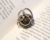 jasper ring in handmade wire wrapped jewelry handmade ring wire adjustable ringwire wrap ring jewelry handmade  gemstone ring