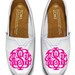 Custom Cursive Monogrammed TOMS Painted Shoes
