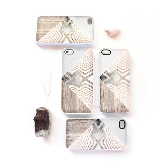 Geometric iPhone5 Case Wood Print iPhone 4s Case Chevron iPhone Case, Geometric Cases, iPhone 4 Case - Silicone iPhone Case or Plastic