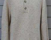 vintage EDDIE BAUER crewneck sweater bill cosby wool LARGE