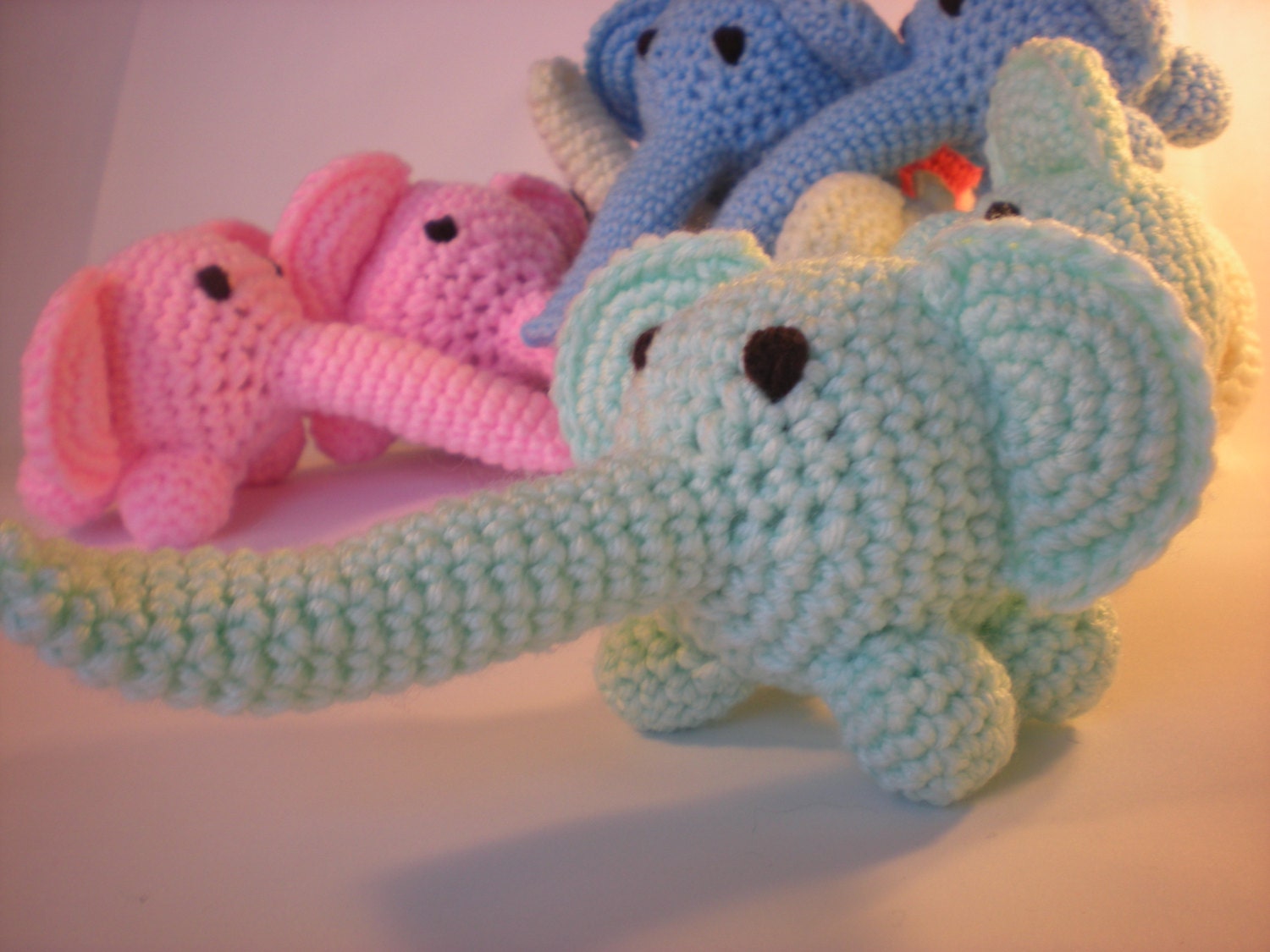 Elephant of the Month Club / 3 Month Subscription / Baby Toy / Baby Rattle