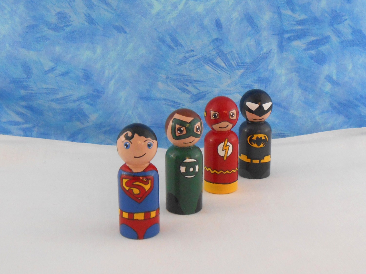 In Stock: Superhero Peg People