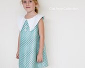 Simply Chic Dress PDF pattern and tutorial - sizes 2t - 10, childrens sewing PATTERN - Instant download