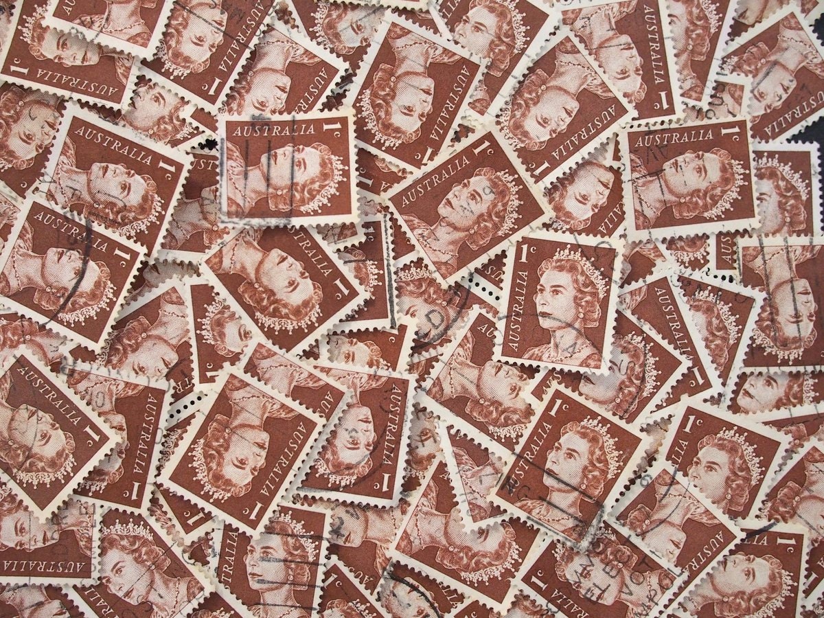 Australian HRM Queen Elizabeth II Stamps x 10