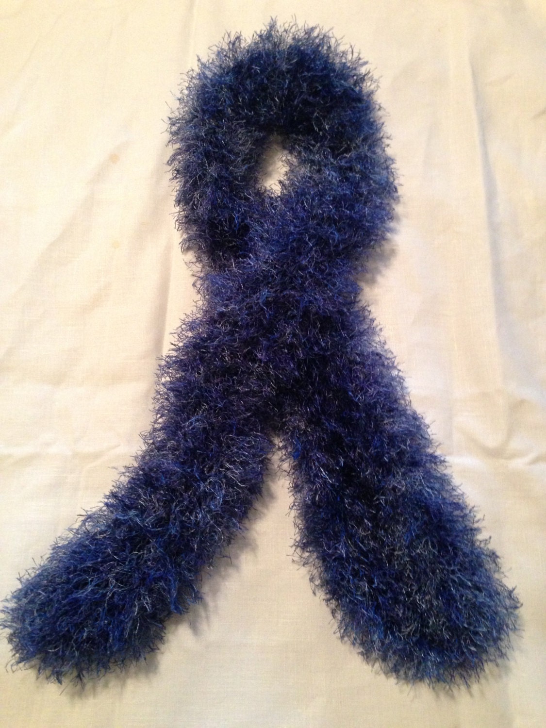 Knitted Eyelash Scarf