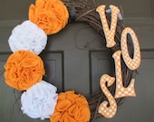 UT Wreath (University of Tennessee/VOLUNTEERS) - Collegiate Wall Decor