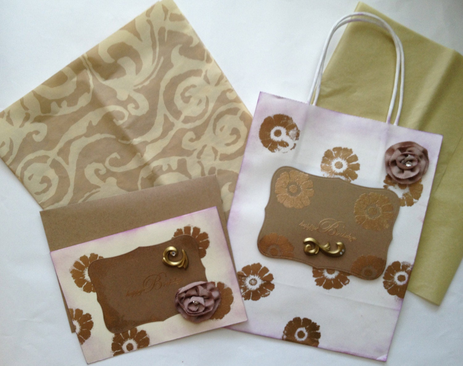 Happy Birthday Gift Bag - Happy Birthday Card - Handmade