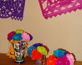20 Tissue Paper Flower Flowers (3 inch) Mexican floral centerpiece wedding shower birthday
