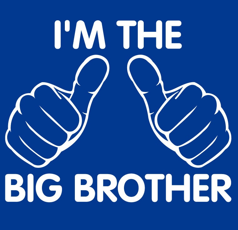 Children kids t-shirt. Big Brother t-shirt. I'm the big brother. Toddler t-shirt. T-shirt for boys.