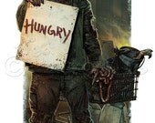 Zombie art print