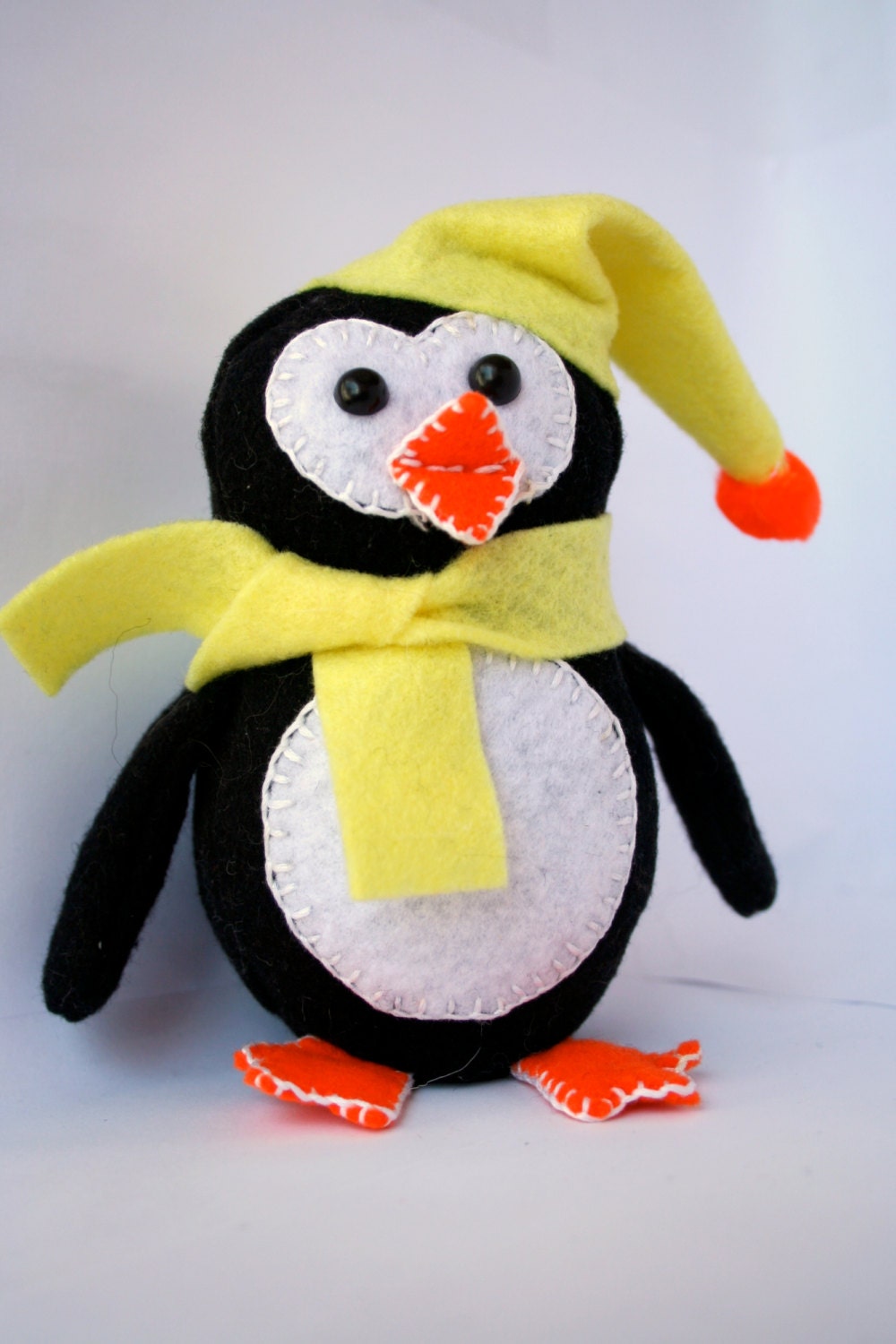 felt little penguin stuffed toy animal, Penny the Penguin