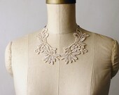 lace peter pan collar necklace - ANNABELLE- ivory - detachable collar