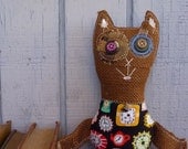 preCARIous Art Doll - Brown Happy Cat Nmber two