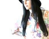 1970s Babe at the Beach Peasant Top Size Medium