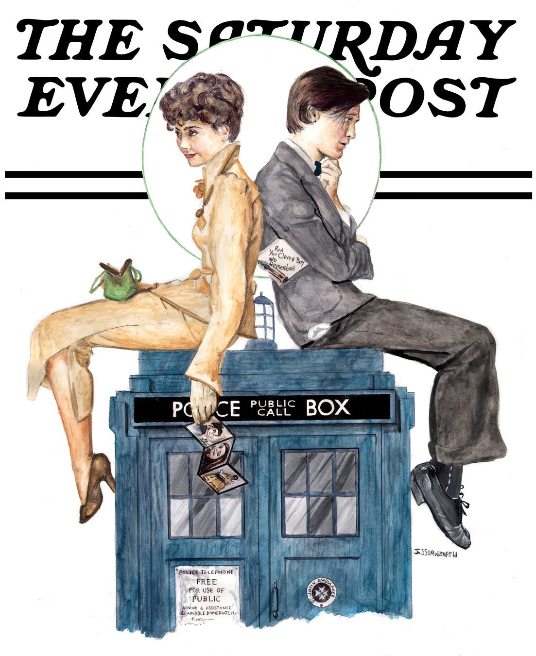 Run You Clever Boy and Remember - Doctor Who Print
