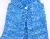 Hand knit wool vest size 12 months ready to ship