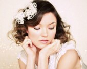 Paisley style018 Rhinestone feather headpiece or brooch