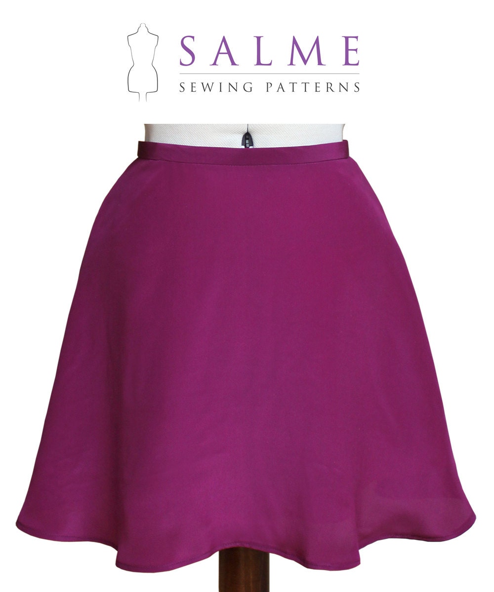 PDF Sewing pattern - Flared Mini Skirt