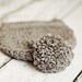 Gray Women's Hats, Crochet Womens Hat in Gray Tweed, Slouch Hat, Womens Crochet Hats, Tweed Hat, Adult Hat with Pom Pom