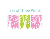 Nursery Art, Nursery Wall Art Set, Bunny Nursery, Custom Kids Print, Triptych, Kids Decor, Bunny Party Set of 3 8x10s