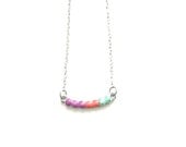 Hand Painted Acrylic Rhinestones in Mint Green Coral and Lavender