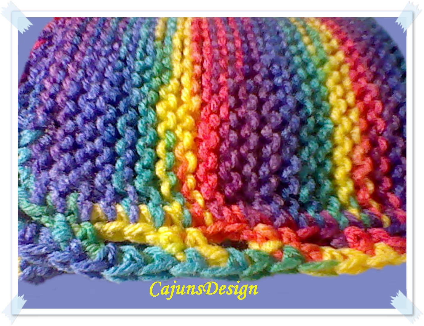 Over the RAINBOW- Crochet- Baby Blanket-Multicolor -Red, Orange, Yellow, Blue, Green ,Purple-Home Decor-Baby Gift- Spring- Summer-(59.95)