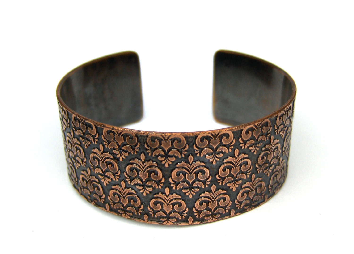 Damask Pattern Bracelet Cuff