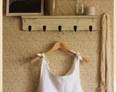 The Farmers Jumper in Brown Chambray & White