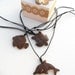 Boy & Girl Necklace - Simple Teething/Nursing Necklace - Dolphin Fish Turtle Coconut Shell Pendant- Choose Your favorite