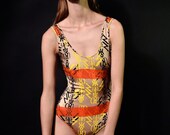 SALE 50% OFF African print gold body