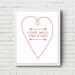 Love Will Find A Way / Valentines Day art cards / mini print / unique anniversary or wedding gift / heart love romance boyfriend husband
