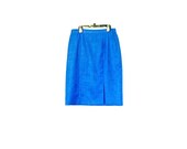 Vintage electric cobalt Blue pencil skirt