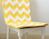 Yellow Chevron Quilt Blanket Cot Bed Throw Lap Crib