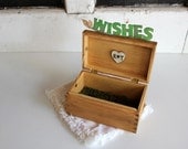 whimsical wedding wishes guest book box . wooden "wishes" wedding box escort tag holder . woodland wish tags holder