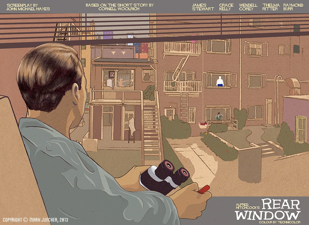 Rear WIndow (Day) - A3 Print