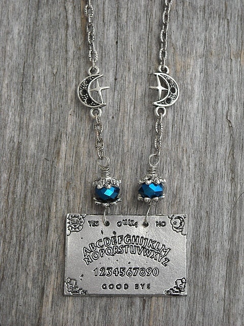 Ouija Board Necklace, Ouija Necklace, Ouija Board, Ouija Board Jewelry, Gothic Necklace, Gothic Jewelry, Ouija, Occult,