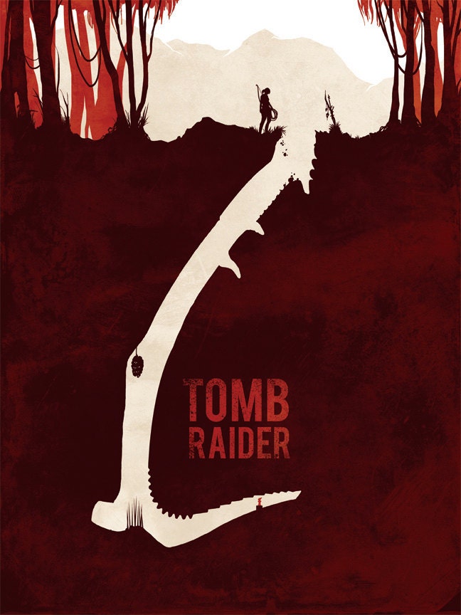 Tomb Raider, Lara Croft, Video Games, Poster, Art Print, 18 x 24