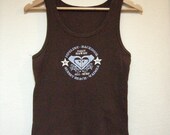 Great Vintage Beach Summer Tank Top, Delicately Ribbed, Stretchy, HAWAII - M/L - Mint Condition and Great Layering Piece
