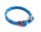 Nautical  Bracelet, Men's Bracelet, Nautical Jewelry, Nautical Bracelet, Anchor Jewelry, Rope Bracelet -  Blue