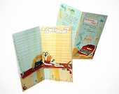 OFFICE BIRDS lists and page flag set by boygirlparty - productivity organization paper stationery