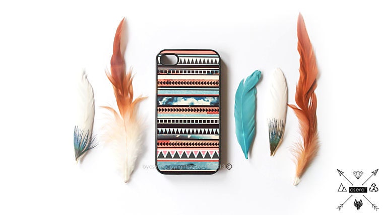 Wanderlust iPhone4s Case - Geometric Pattern iPhone 5 Case, Photographic iPhone Case, iPhone 4 or 4S, Case, Accessories for iPhone