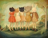 Bess, Maude, Frances, Matilda & Maryanne Print 10x8
