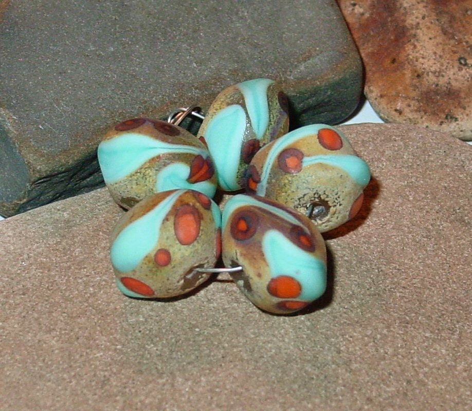 BHG  Santa Fe faceted rondelles