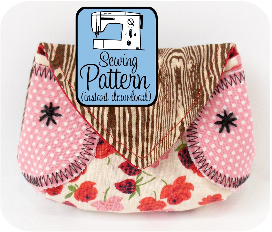 Owl Coin Purse PDF Sewing Pattern (Instant Download)