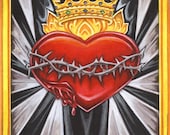 Sacred Heart of Christ 5x7 Signed Art Print