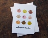 Welcome To The Club - New Baby, New Parents Card