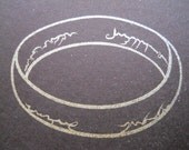 letterpress zine about lord of the rings