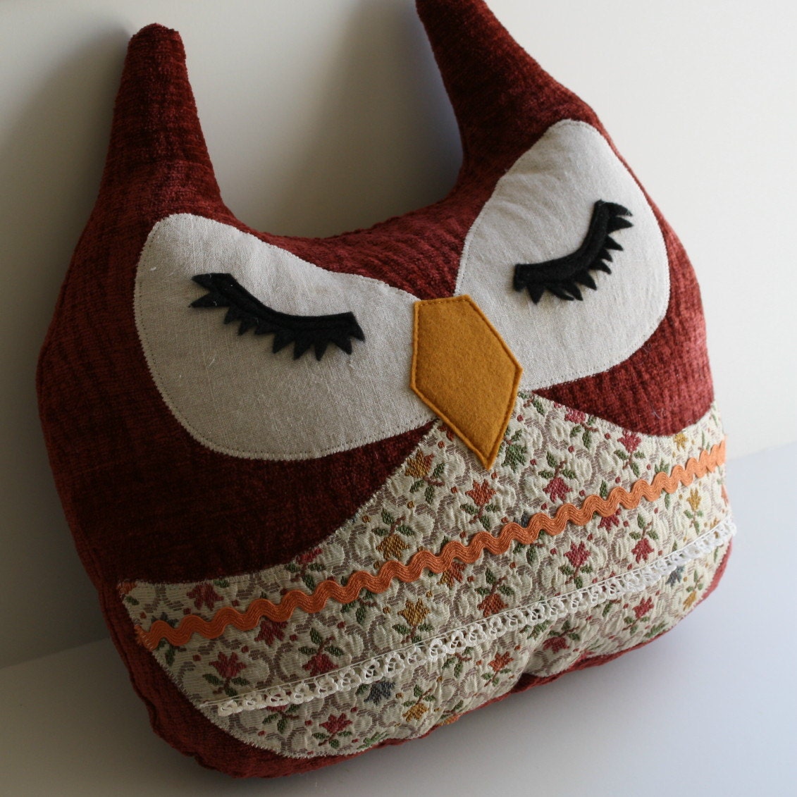 Rusty the Owl stuffed large pillow sale